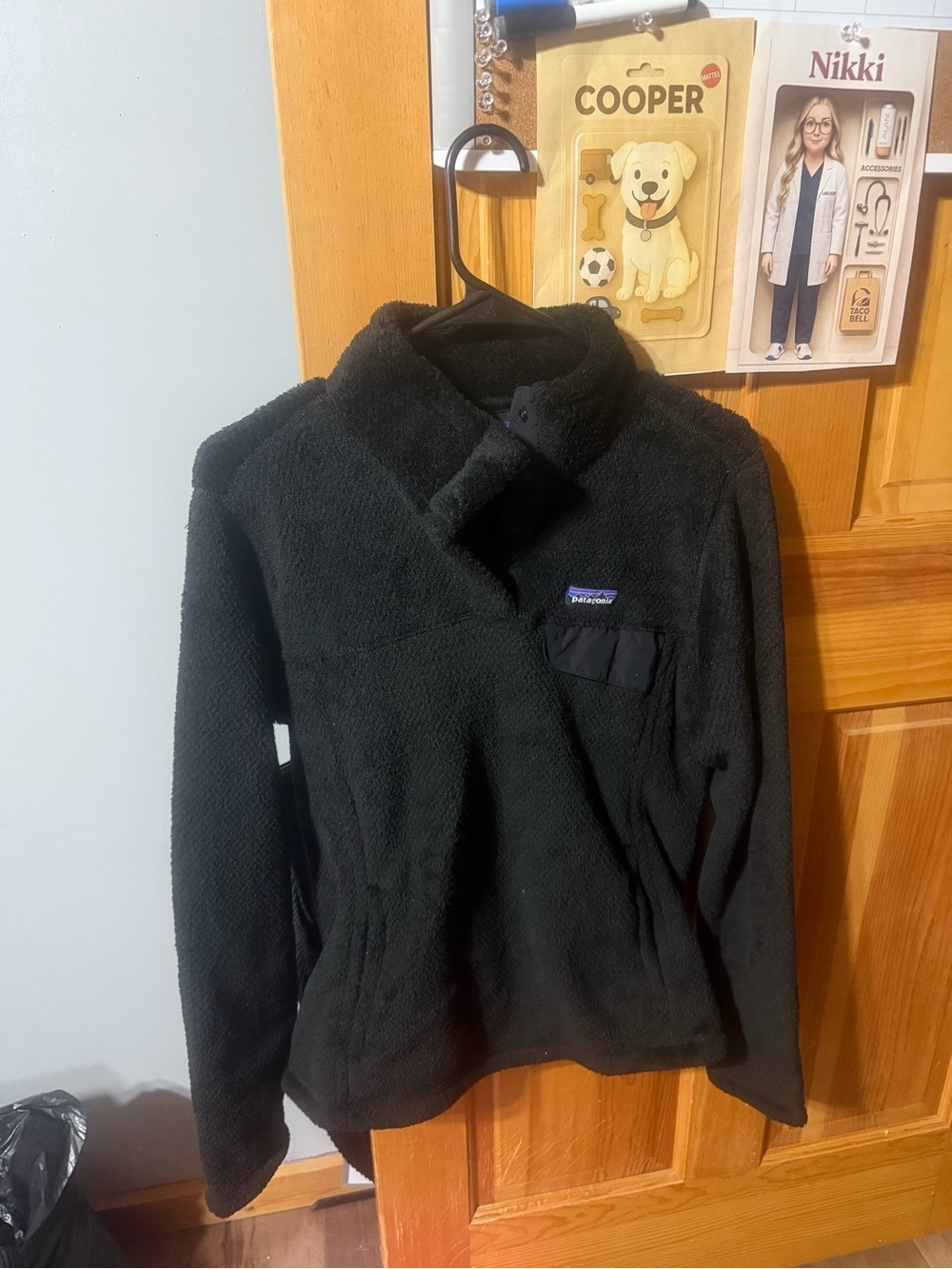 Patagonia Black Cozy Fleece Pullover